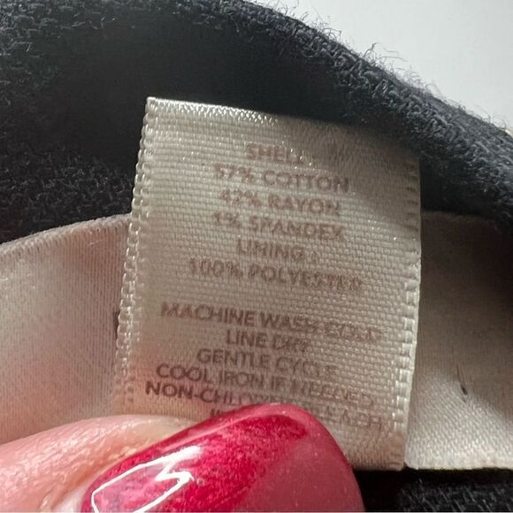 Loft | Brown/Black Lined Mini Skirt - Picture 5 of 5